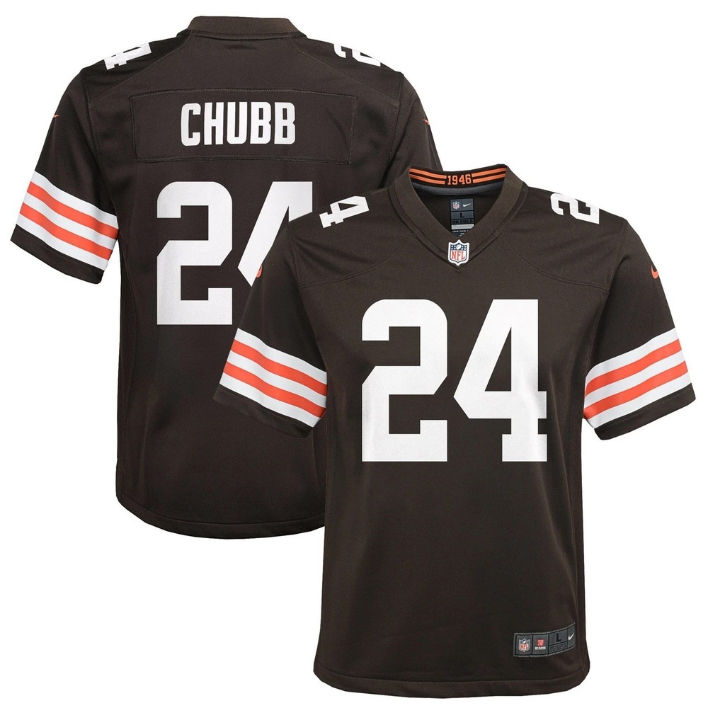 Nick Chubb Cleveland Browns Nike Youth Game Jersey – Brown L(14/16) NWT